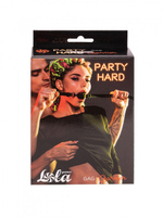 Дышащий кляп Party Hard Charmer M (Цвет: черный)