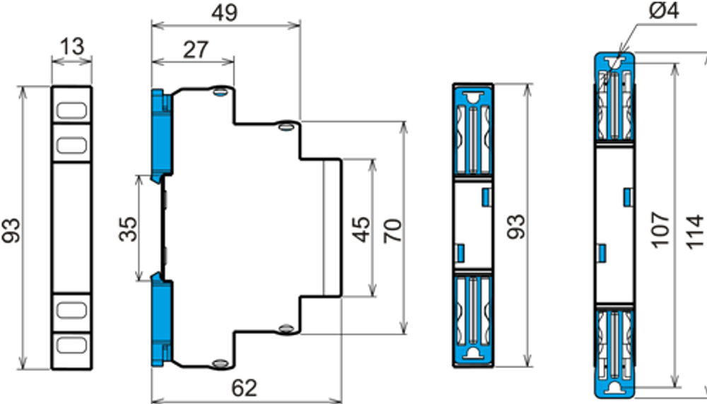 Переключатель контактов двойной ПКМ-2 2A AC250В УХЛ4