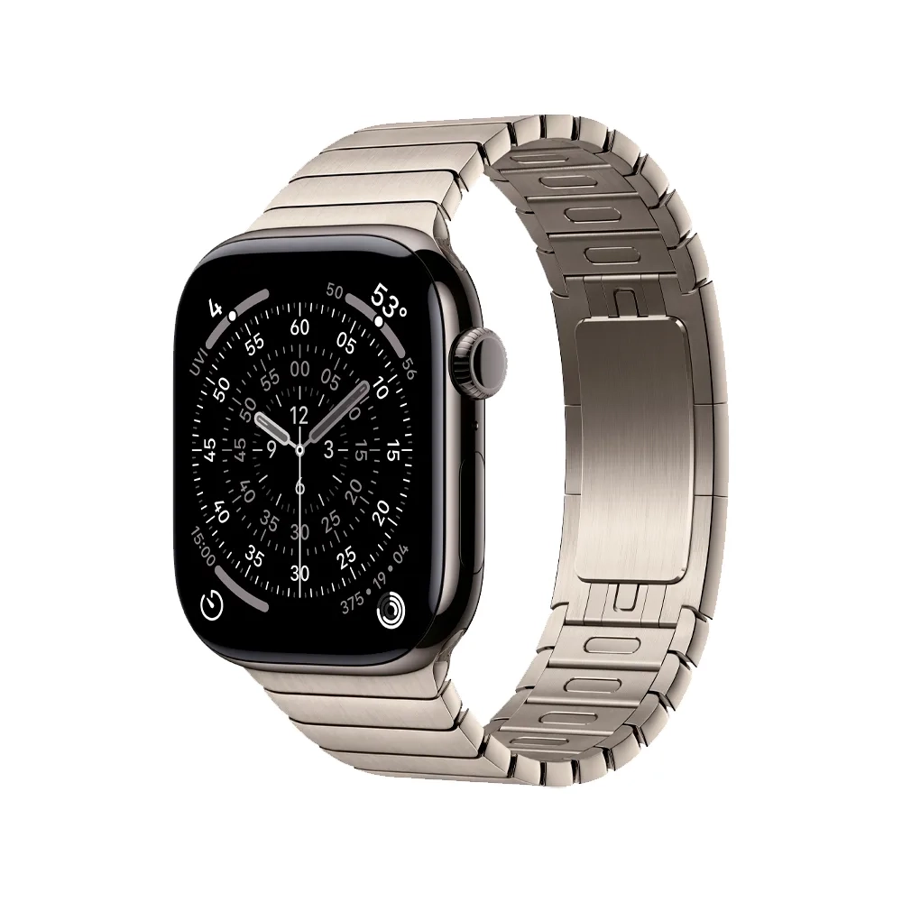 Умные часы Apple Watch Series 11 GPS + Cellular, 46mm, Slate Titanium Case with Natural Link Bracelet