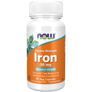NOW Iron 36 мг 90 вегетарианских капсул