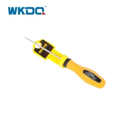 Мини шлицевая отвертка WKT 5*100 желтый  WE WONKE ELECTRIC