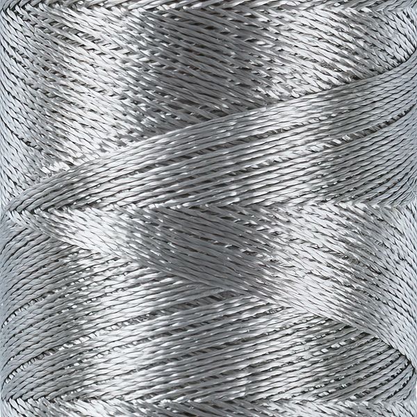 Нитки вышивальные Gamma V75/2, 10х400 ярдов, 365 м, 16-0000 серый