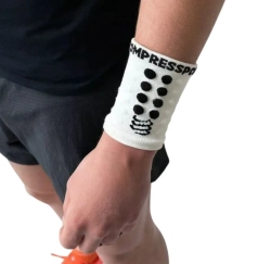 Теннисные напульсники Compressport Racing Band 2P - white