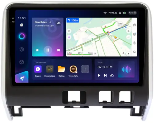 Магнитола для Nissan Serena C27 2016-2019 (рамка матовая) - Teyes CC3-2K на Android 10, Быстрая, 2K QLED, CarPlay, 4G SIM-слот