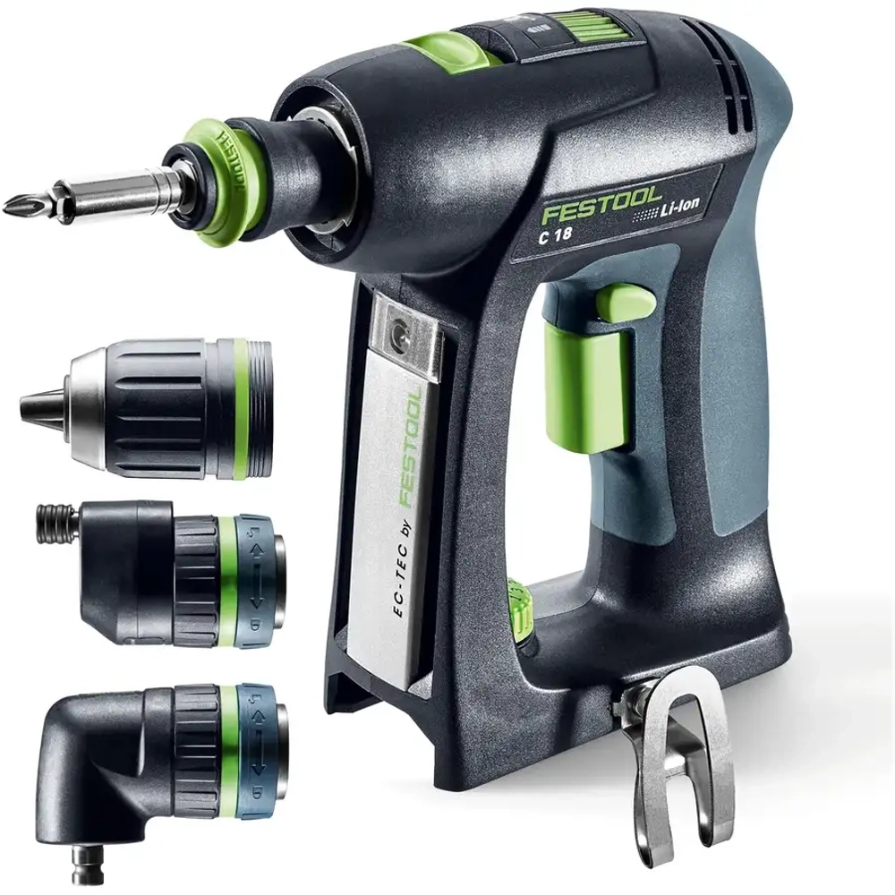 Аккумуляторная дрель-шуруповерт C 18 Basic-Set FESTOOL 578831