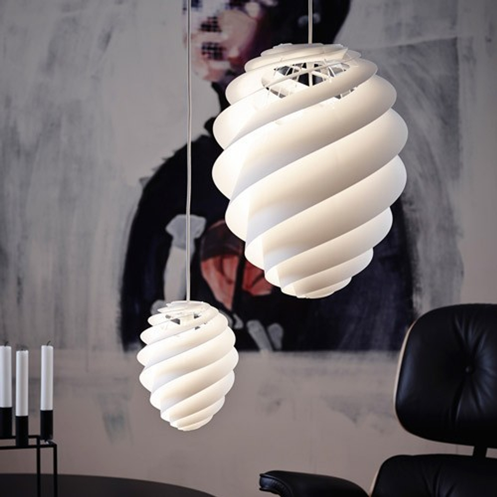 Swirl 2 Pendant Light By Oivind Slaatto, from Le Klint