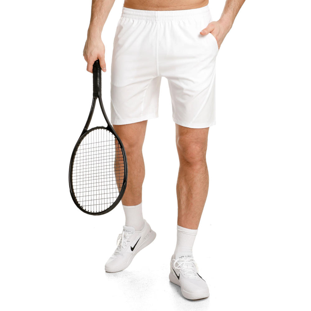 Мужские теннисные шорты The Indian Maharadja Kadiri 9in Shorts Men - White