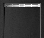 Поддон из искусственного мрамора 100х100 Cezares TRAY-AS-A-100-30-NERO без сифона
