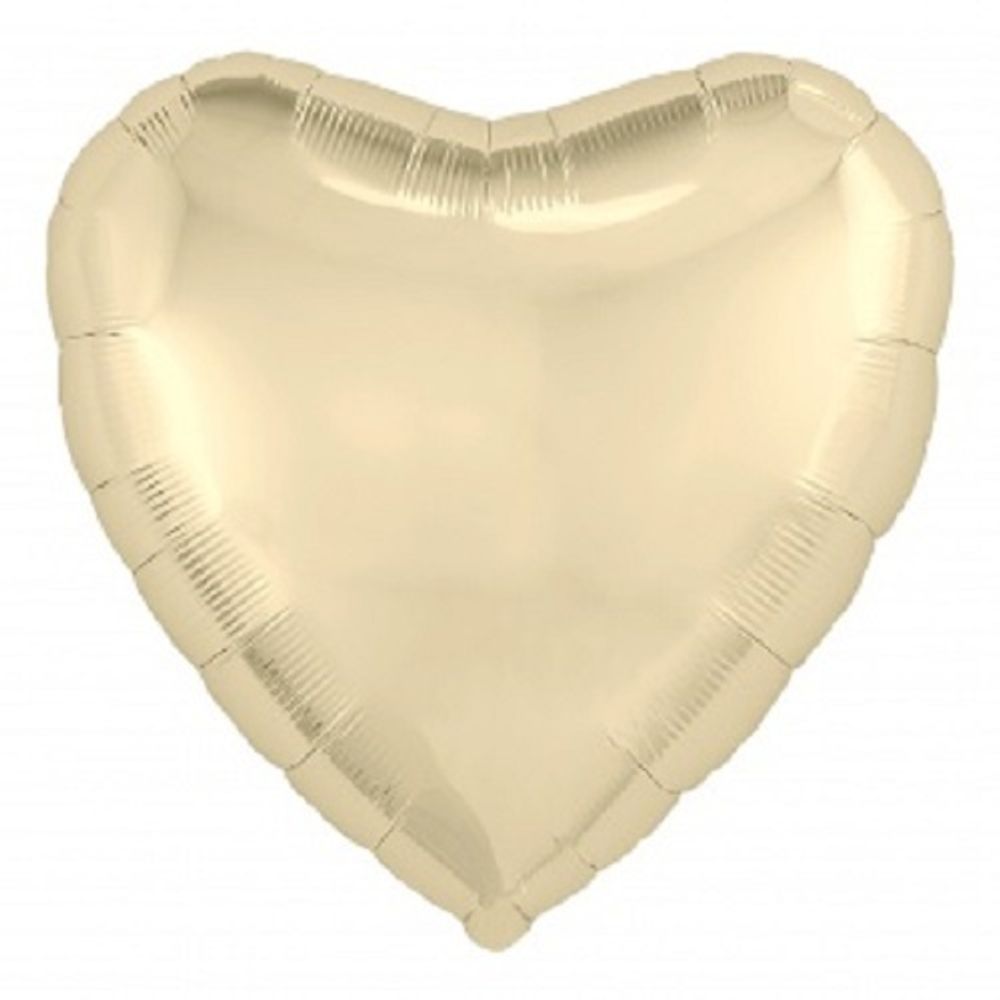 Р 18" Сердце Шампань 40 см.