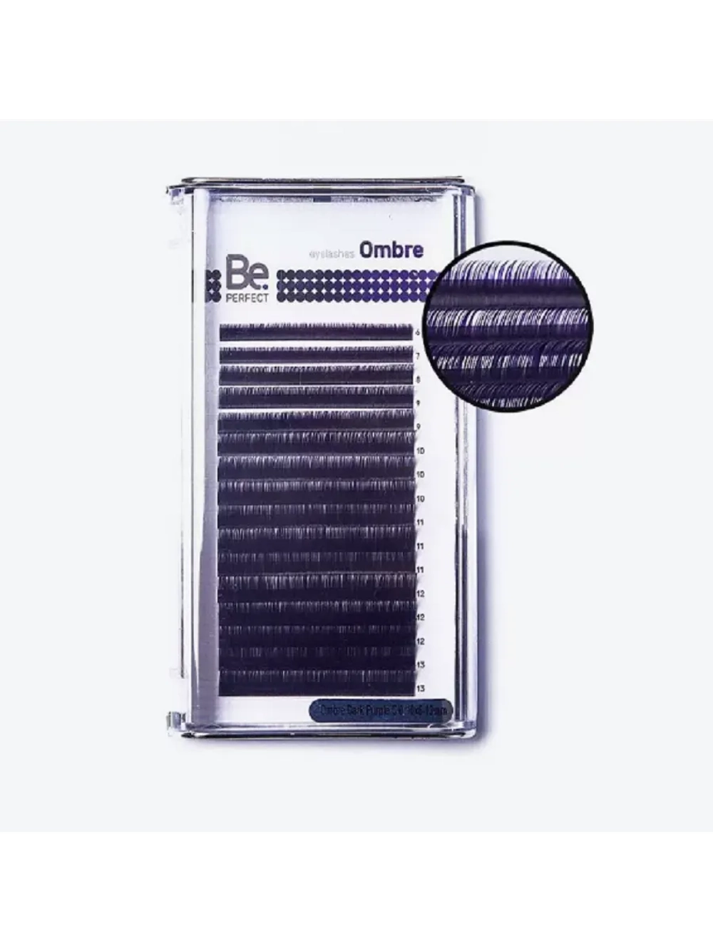 Ресницы для наращивания Be perfect Purple C + 0.10 6-13мм