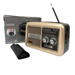 Радиоприемник с MP3 плеером и BT+Solar panel +LED RX-BT978S