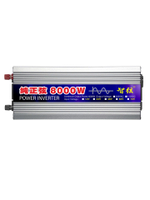 Инвертор 12V-220V 8000W/4000W ERO Иероглиф чистый синус серебристый Power Inverter