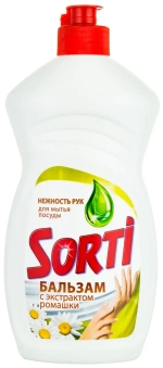 Бальзам для мытья посуды SORTI С экстрактом ромашки 450г