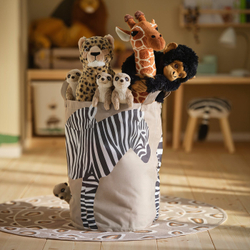 IKEA SANDLÖPARE  (ИКЕА САНДЛЁПАРЕ)  -  Сумка - светло-коричневый/узор зебра