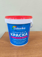 Краска акриловая "COLORIKA AQUA" супер белая 3 кг
