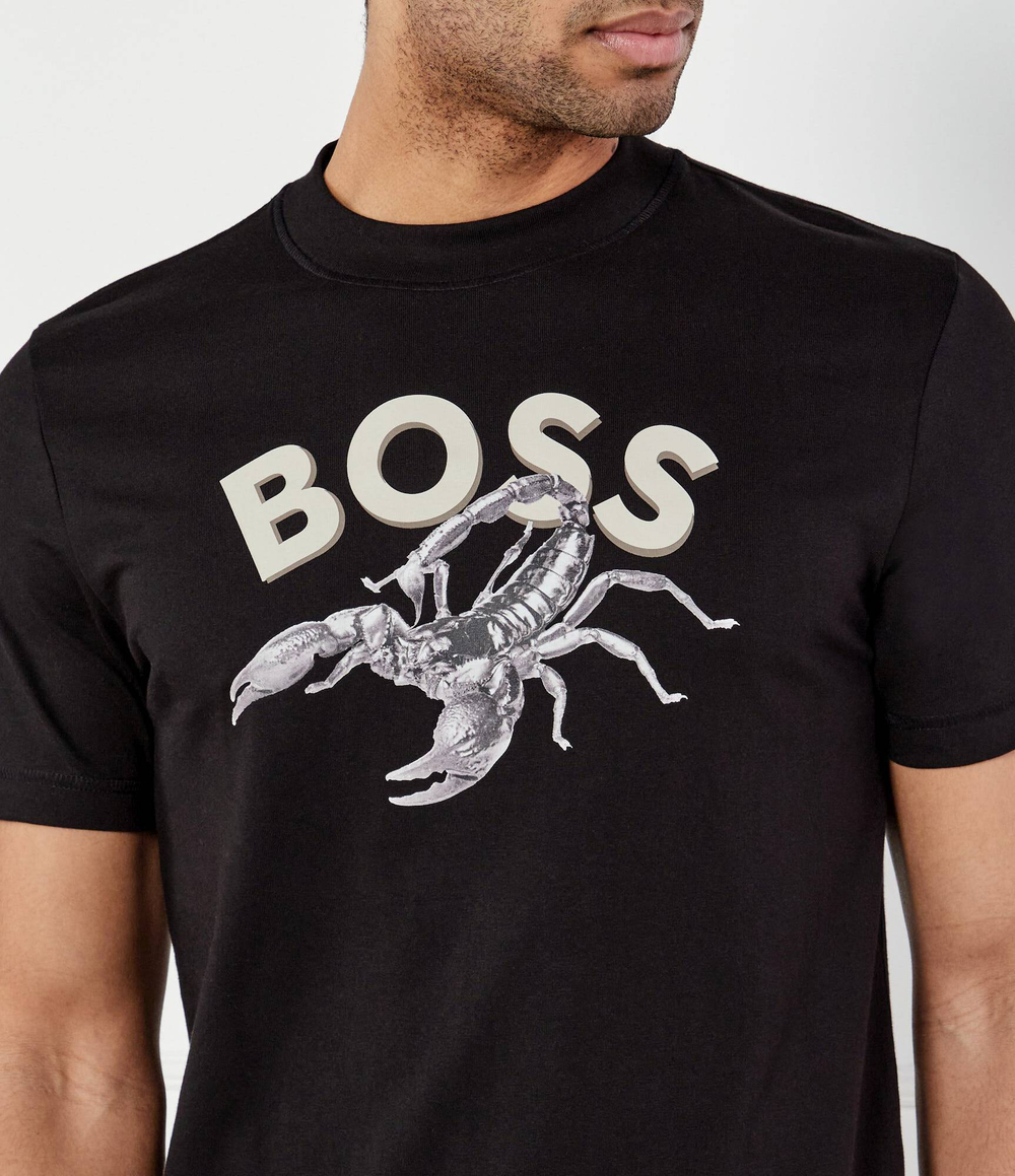 Футболка Te_Bossfish BOSS ORANGE - черный(50539196)