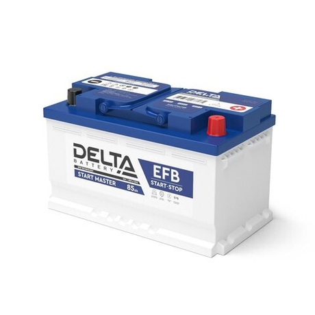 DELTA START MASTER 85 Ah EFB Delta Аккумулятор автомобильный герметичный свинцово-кислотный