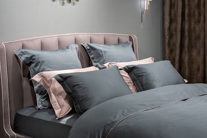 Простыня 240x180 Garda Decor зеленая