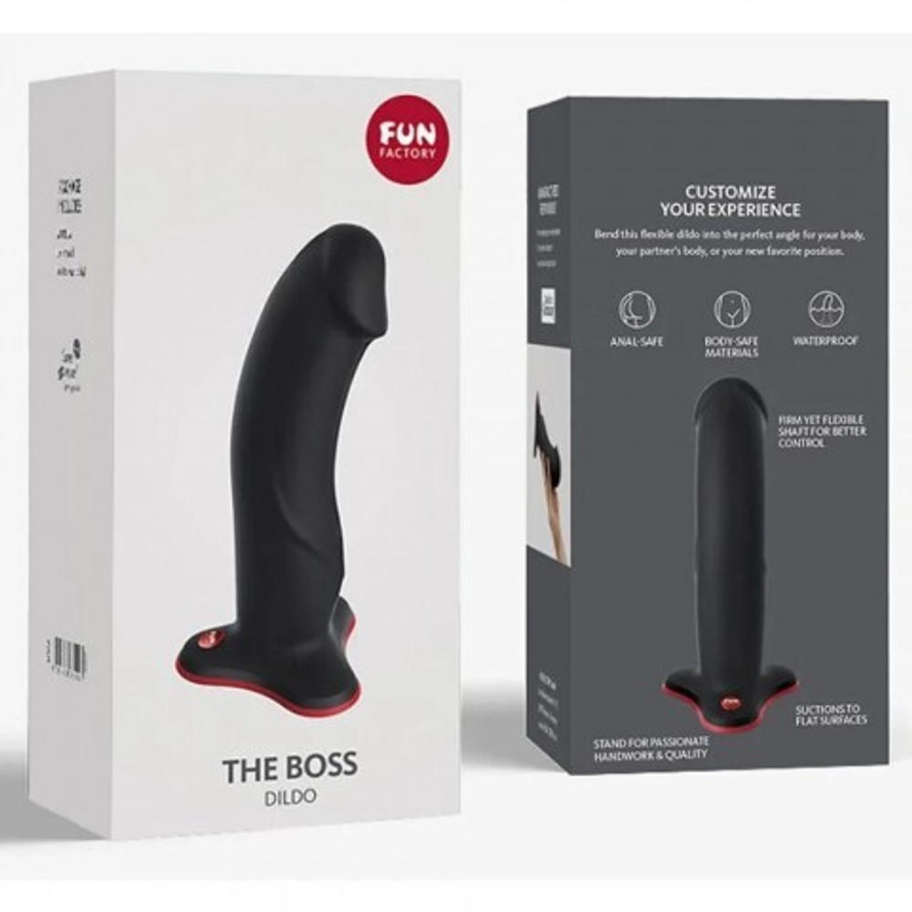 Фаллоимитатор Fun Factory The Boss Stub (18×4,1 см), черный