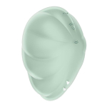 Мятный вакуум-волновой клиторальный вибростимулятор 9см Satisfyer Cloud Dancer 4049694