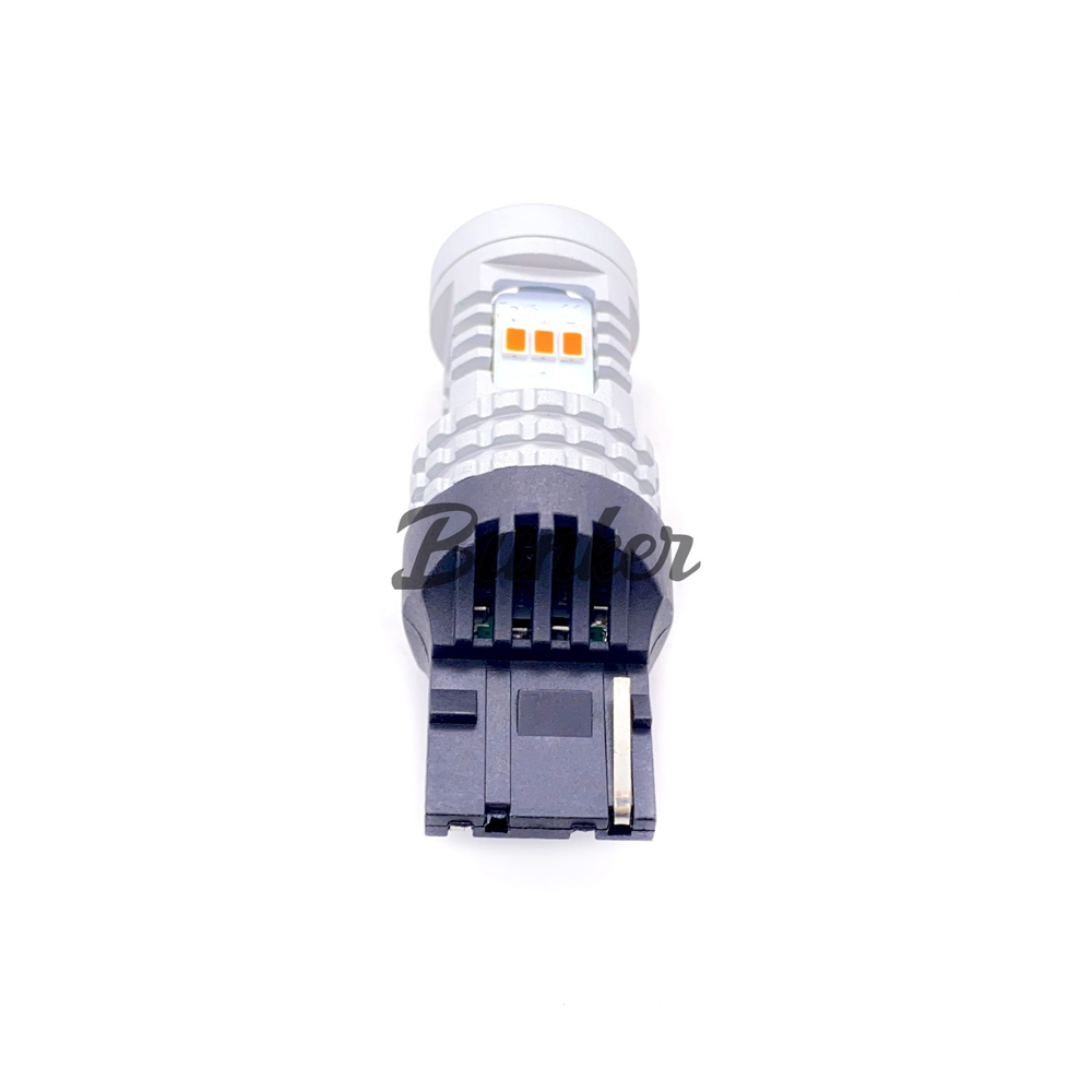Светодиодная автомобильная LED лампа TaKiMi 7440-3020-14SMD (W21W),Красный,Не полярный,12V