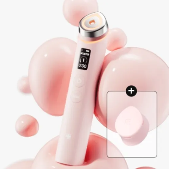 Medicube Age R Booster Pro Микротоковый массажер для лица электрический , розовый.