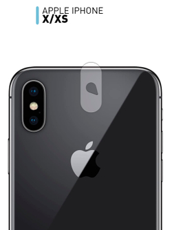 Стекло на камеру ROSCO для Apple iPhone X;Apple iPhone XS оптом (арт. IPX/XS-CLEAR-CAM-GLASS)