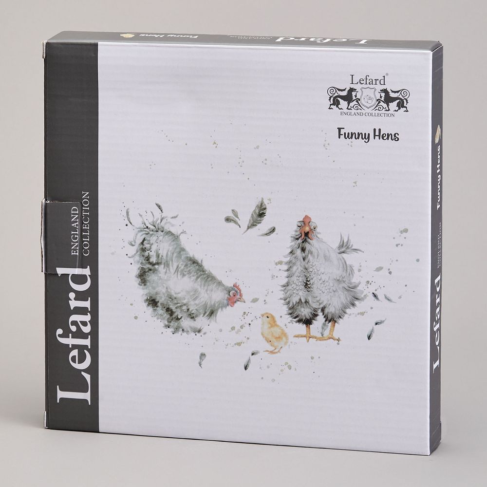 ТАРЕЛКА ЗАКУСОЧНАЯ LEFARD "FUNNY HENS" 21*2,5 СМ (КОР=24ШТ.)