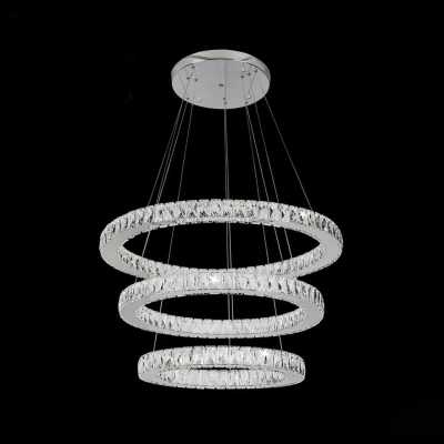 Eletto Olimpia EL330P90.1 LED Люстра хрустальная с пультом Хром