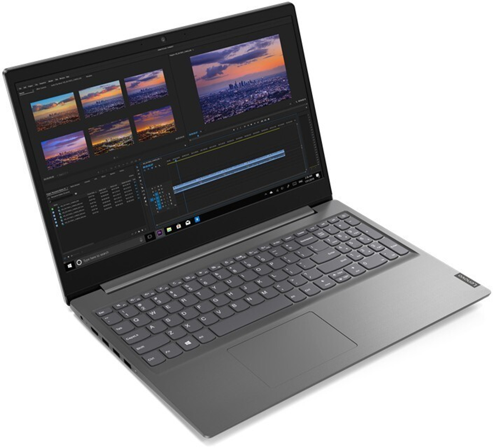 Ноутбук Lenovo V15-IML (82NB001ARU) 15.6;(1920x1080)TN/ i3-10110U(2.1ГГц)/ 4Гб/ 256Gb SSD/ UHD Graphics 600/ нет DVD/ Без ОС/ Серый