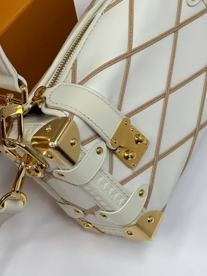 Сумка Louis Vuitton Side Trunk PM белый