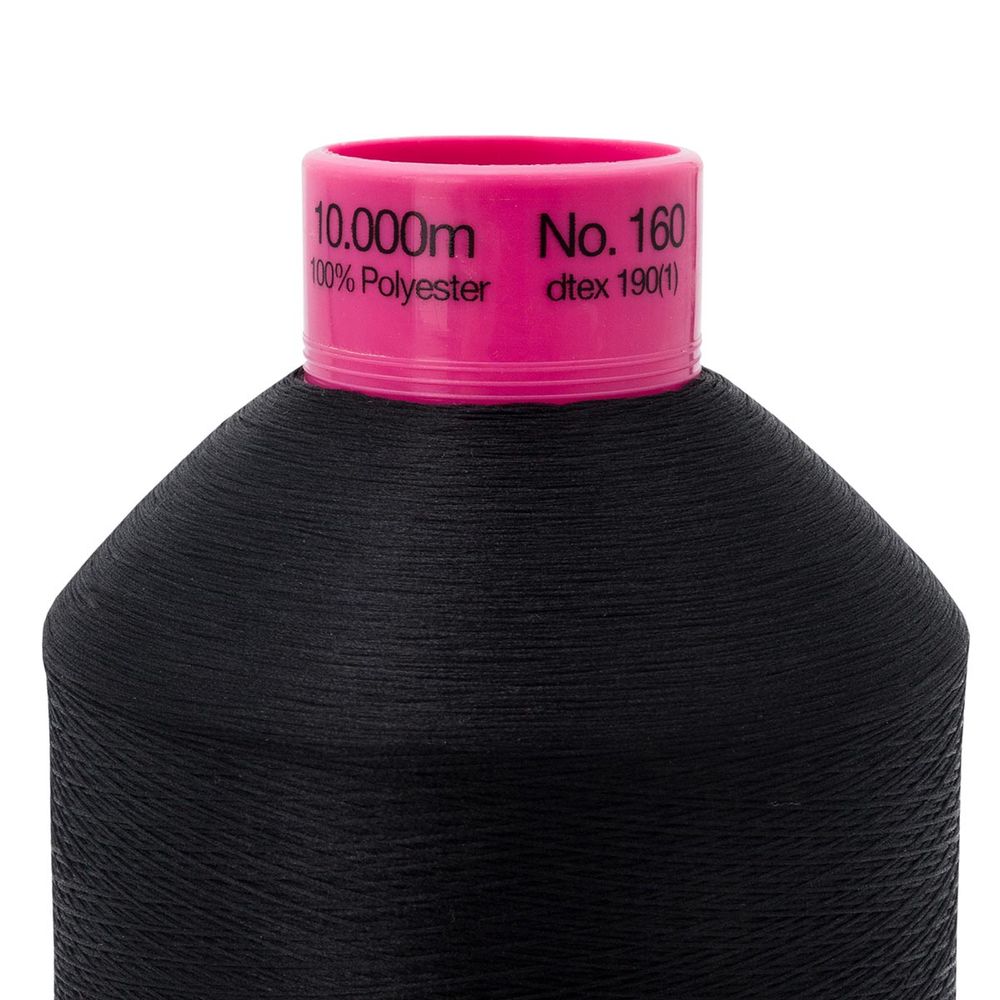Нить текстурированная Gutermann E 151 (10.000 метров), 1 кат. | 2111 ультра-черный