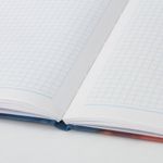 Блокнот А5 (135х206 мм), 80 л., твердый, клетка, выборочный лак, STAFF, "Настроение", 111604
