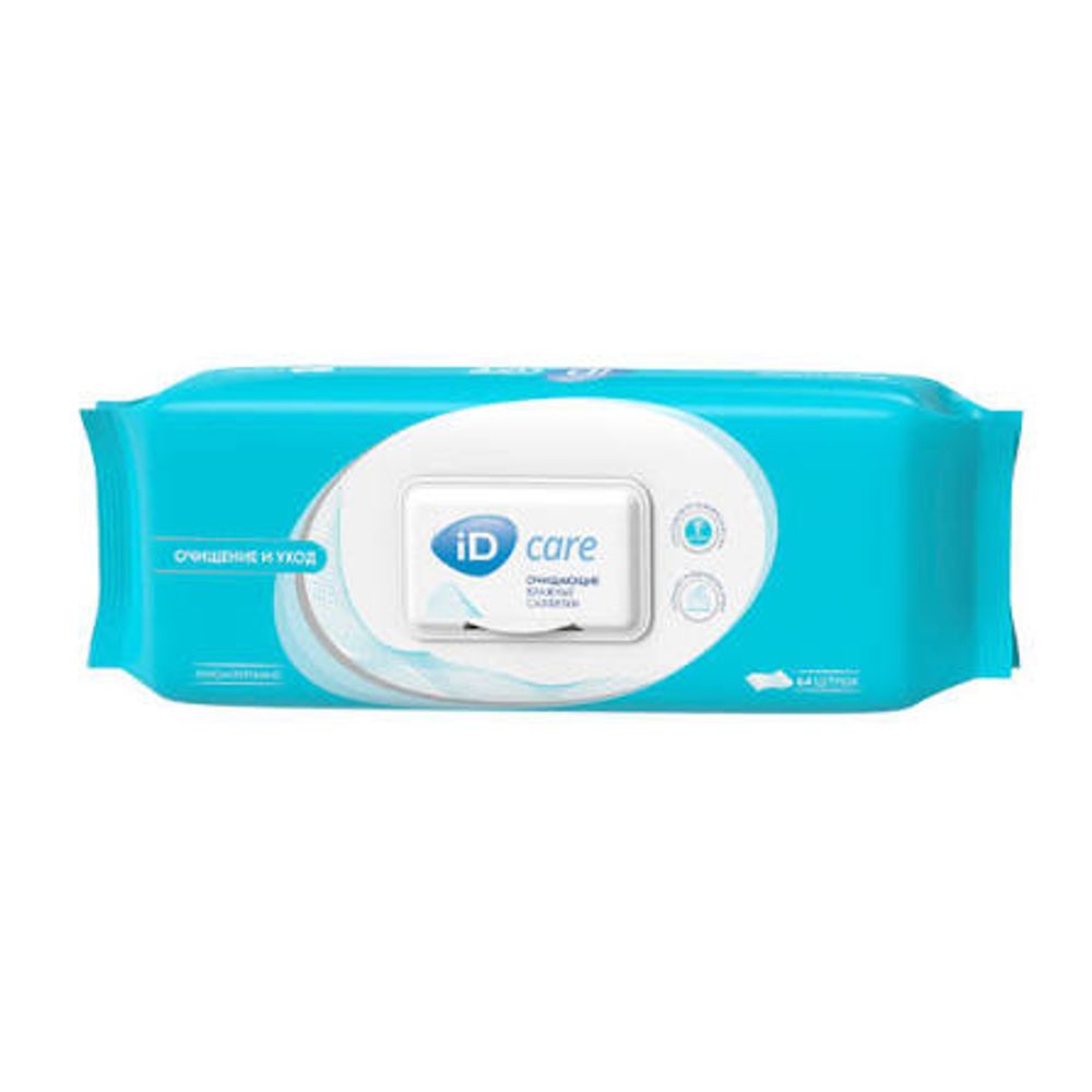Влажные салфетки от пролежей ID Care 64 шт