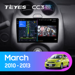 Teyes CC3 2K 9"для Nissan March 2010-2013