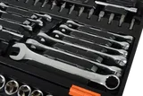 Набор инструментов, 1/2" , 1/4" , CrV, пластиковый кейс 82 предмета Вихрь — фото 4