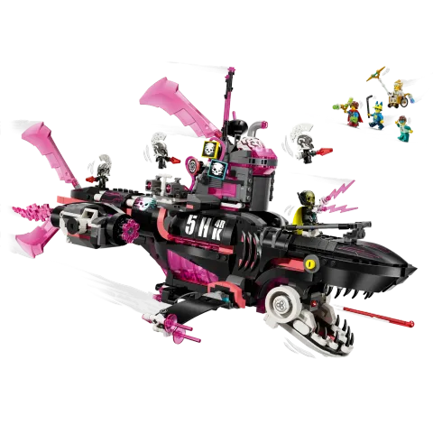 Конструктор LEGO DREAMZzz 71500 Кошмарная подводная лодка-акула