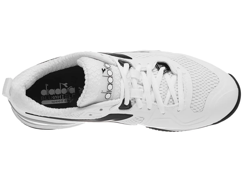 Женские теннисные кроссовки Diadora Speed Blueshield 4 W Clay - white/black