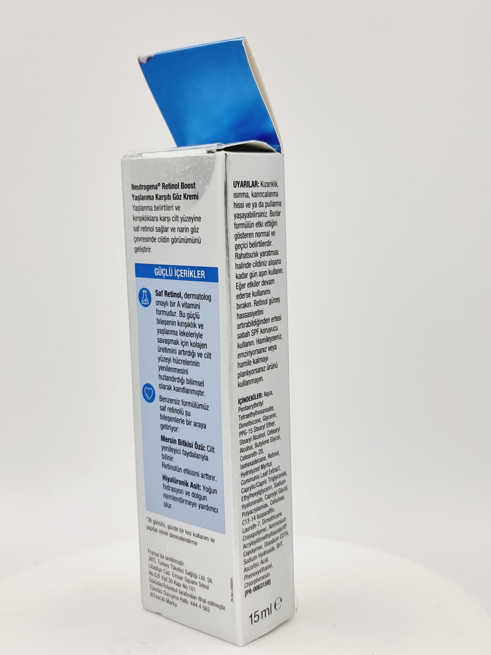 Neutrogena антивозростной крем для кожи вокруг глаз Retinol Boost 15 мл (Франция)