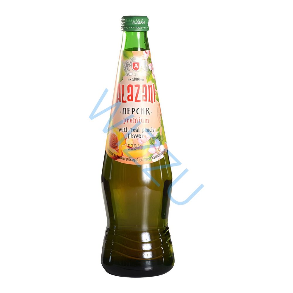 Лимонад Алазани Персик 0.5л