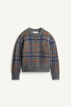 ZARA СВИТЕР В КЛЕТКУ - LIMITED EDITION, РАЗНОЦВЕТНЫЙ