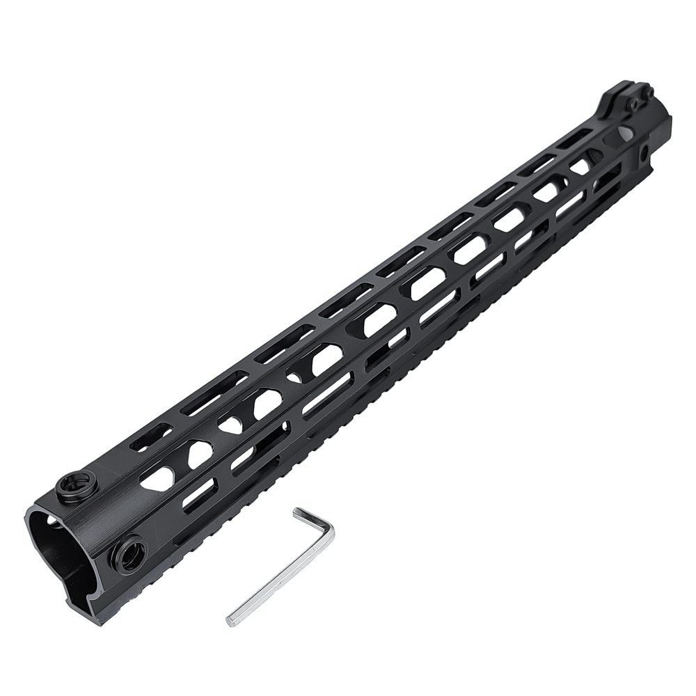 Цевье AR15 cо слотами M-LOK и рельсой Пикатинни Цевье AR15 cо слотами M-LOK и рельсой Пикатинни