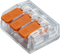 Клемма Navigator NTC-R2 3*2,5 рычаги оранжевая (упаковка 5шт) 39158