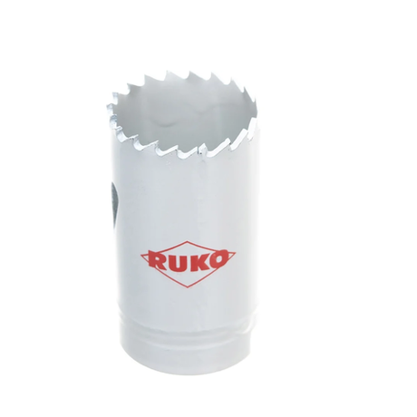Коронка биметаллическая RUKO HSS Co 8% 29 мм, для сверления отверстий в черных и цветных металлах, пластике 126029