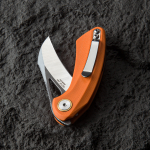 Складной нож Bestech BG53B-2 Bihai, рукоять оранж. G10, клинок 14C28N