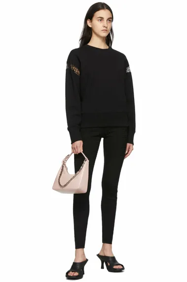 Маленькая лунная сумка Givenchy розовый