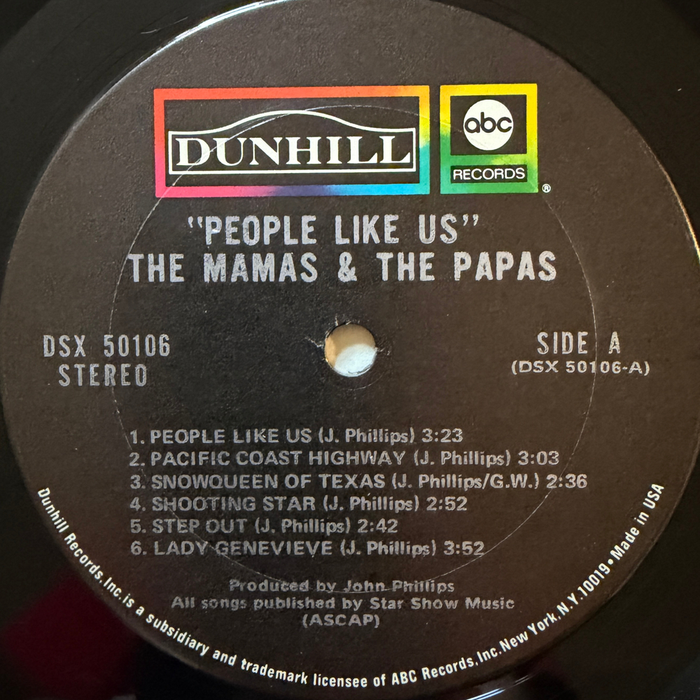 The Mamas & The Papas - People Like Us (CША 1971г.)