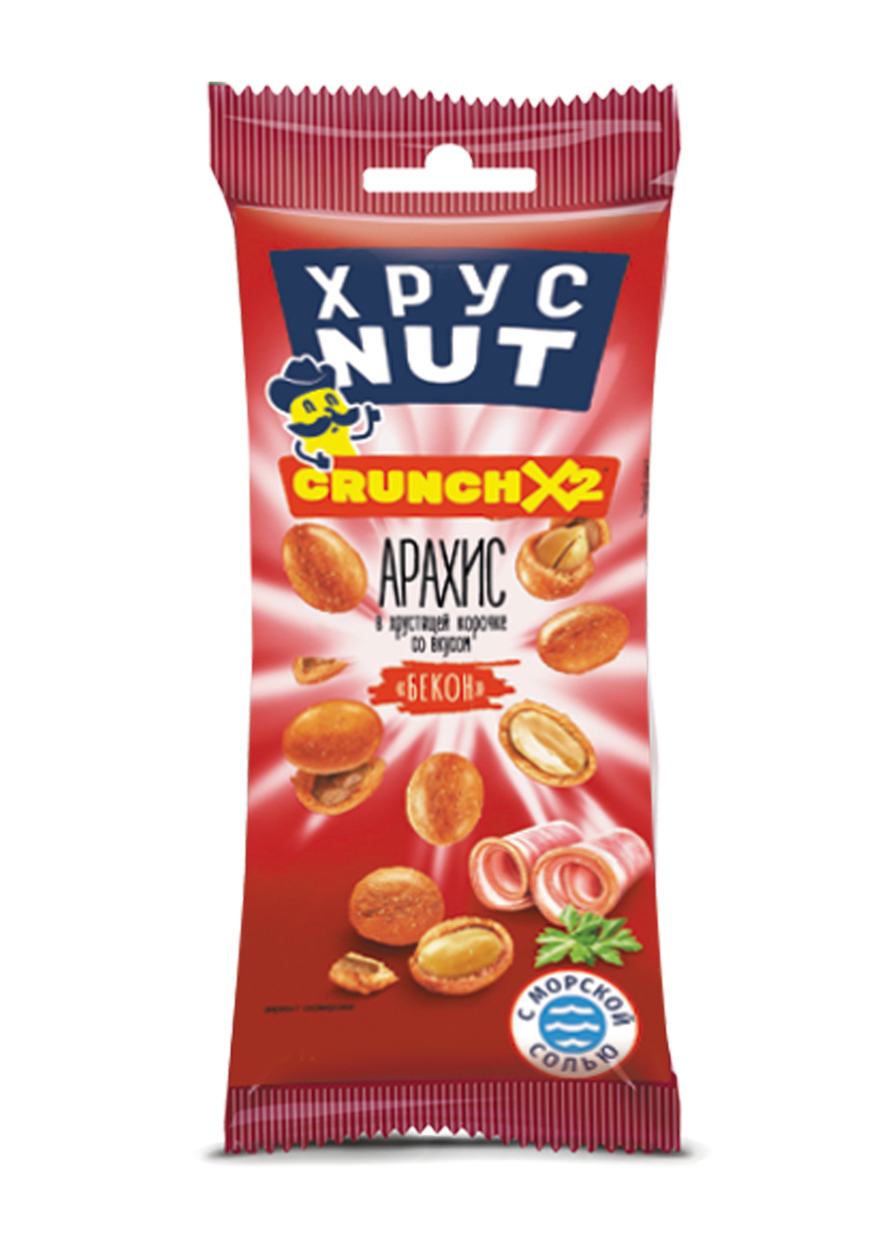Арахис в корочке "Бекон" ХрустNUT 50г (30шт)