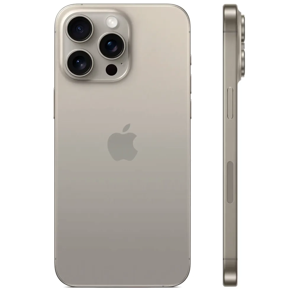 Смартфон Apple iPhone 15 Pro Max 512GB eSIM, Natural Titanium (Серый)