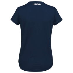 Женская теннисная футболка Head Tie-Break T-Shirt W - dark blue/print vision